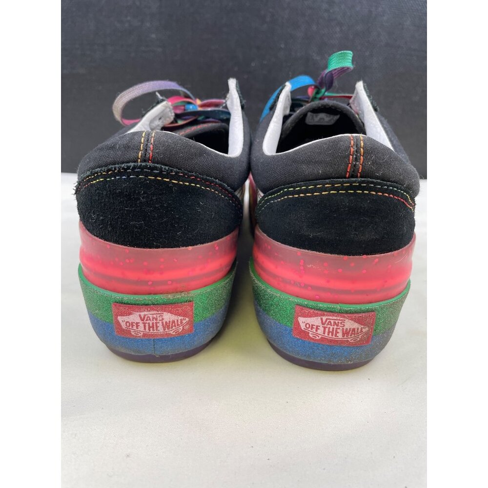Vans Unisex Black Rainbow Chunky Sole Shoes/Sneakers Size M8.5 W10 SKU 4791 - Picture 6 of 8